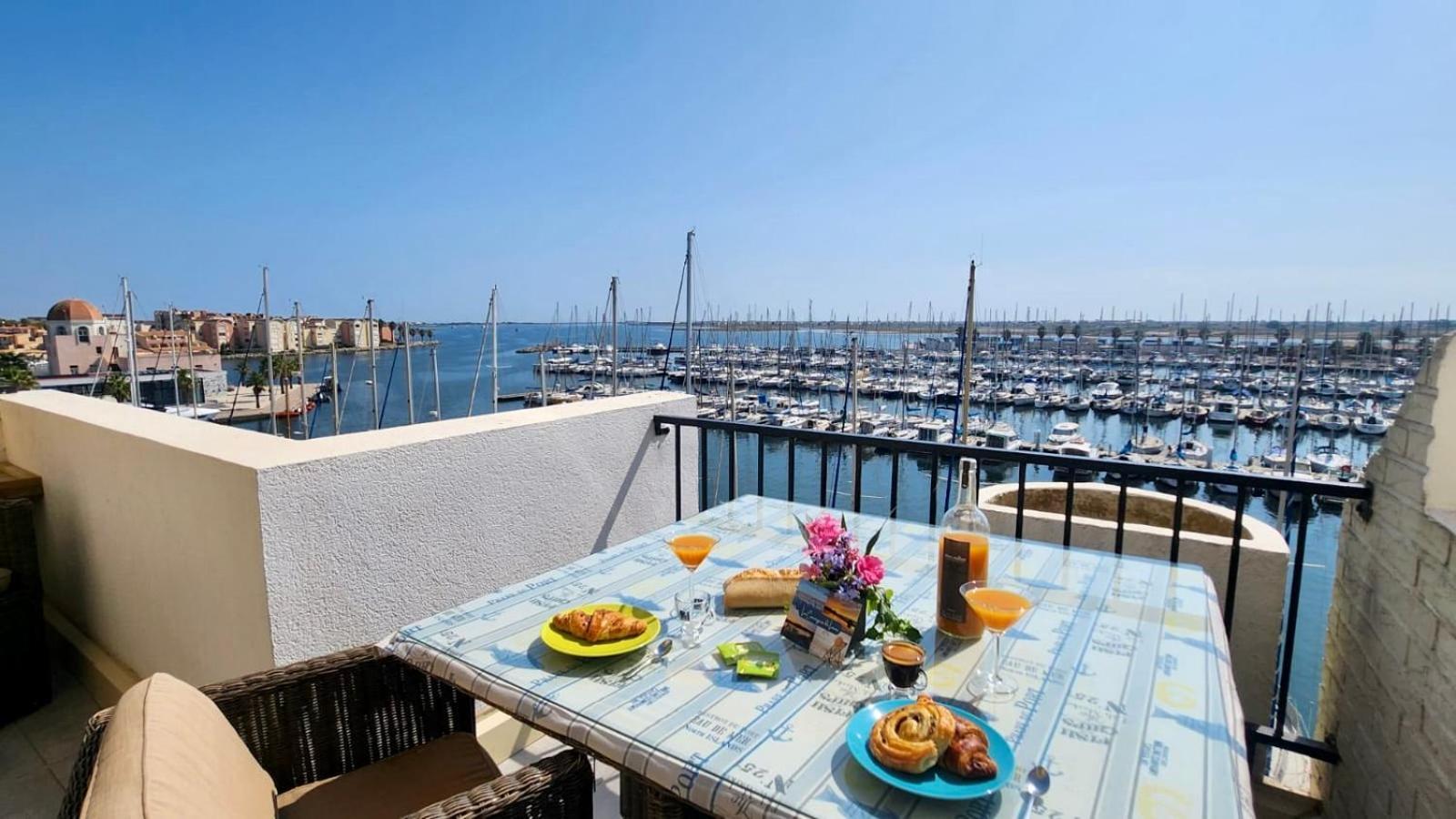L'Eden - Vue Magnifique Sur Le Port, Les Chalets & La Mer - Груиссан Экстерьер фото